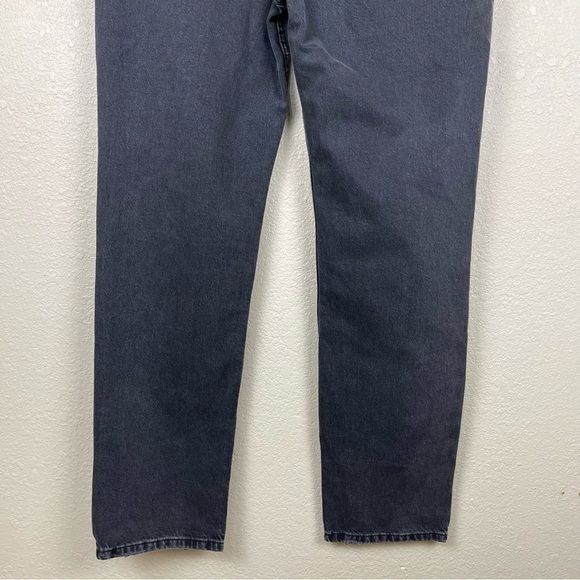 Free People We the Free The Lasso High Waist Straight Leg Jean Black Size 31 - Picture 8 of 15